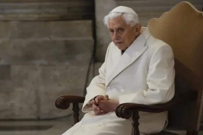 Pope emeritus Benedict XVI. | Paul Badde/CNA.